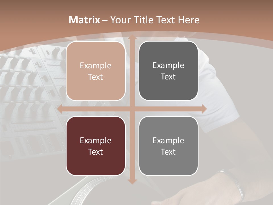 Studio Isolated Background PowerPoint Template