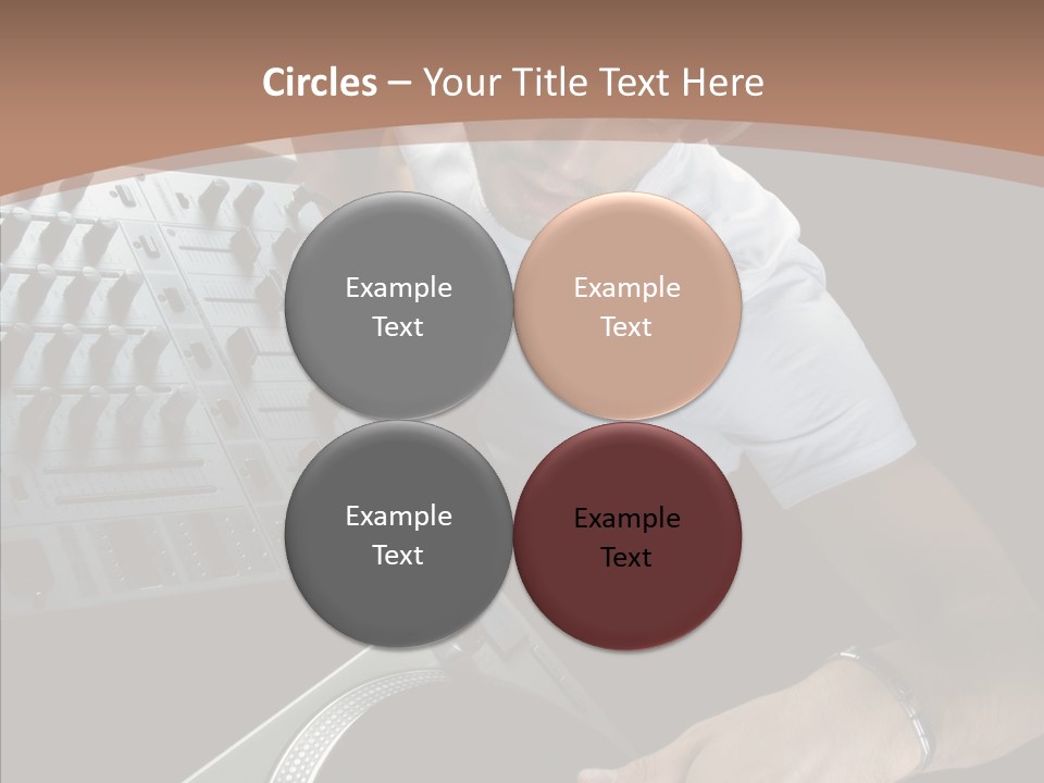 Studio Isolated Background PowerPoint Template