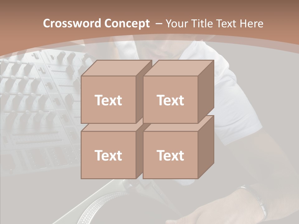 Studio Isolated Background PowerPoint Template