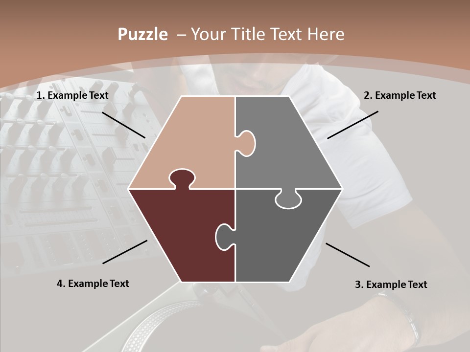 Studio Isolated Background PowerPoint Template