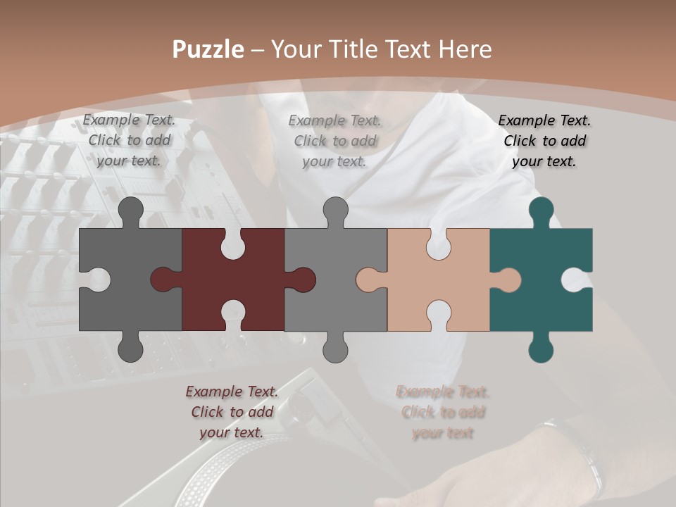 Studio Isolated Background PowerPoint Template