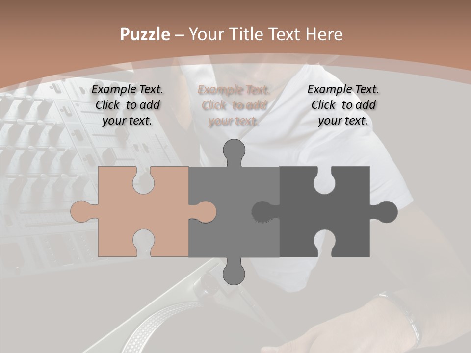 Studio Isolated Background PowerPoint Template