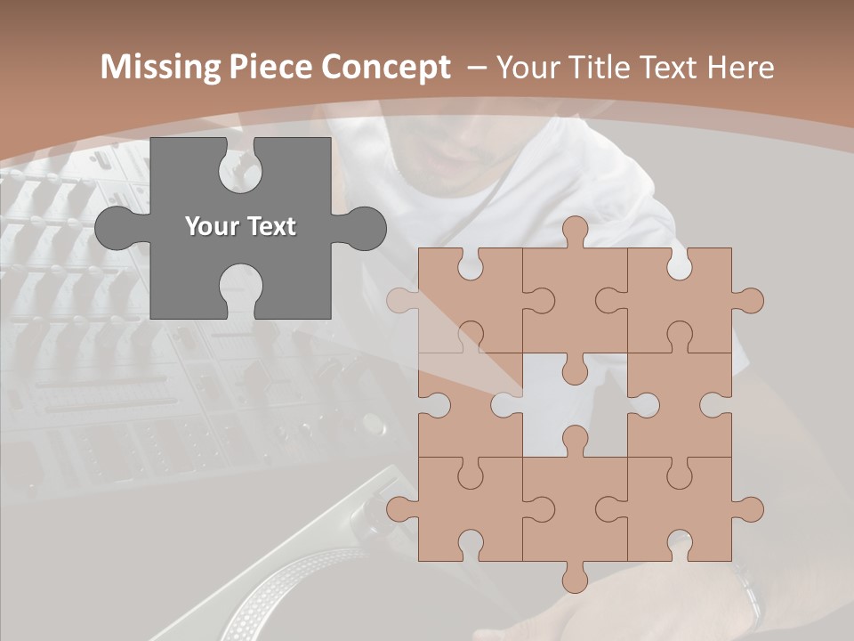 Studio Isolated Background PowerPoint Template