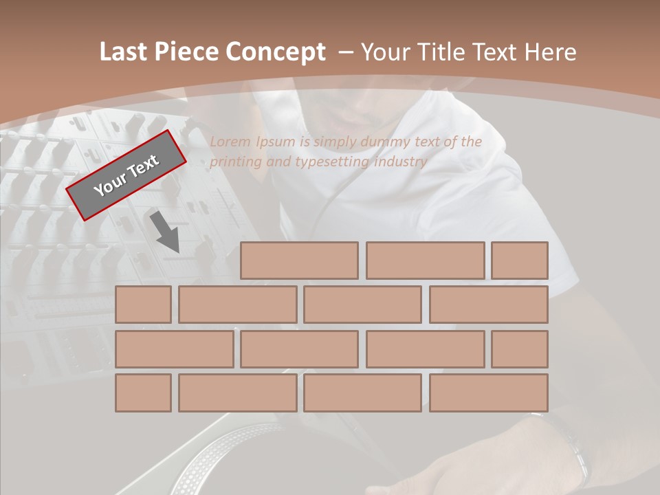 Studio Isolated Background PowerPoint Template