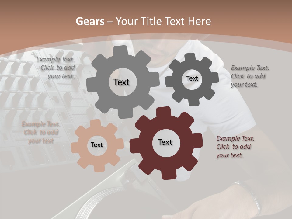 Studio Isolated Background PowerPoint Template