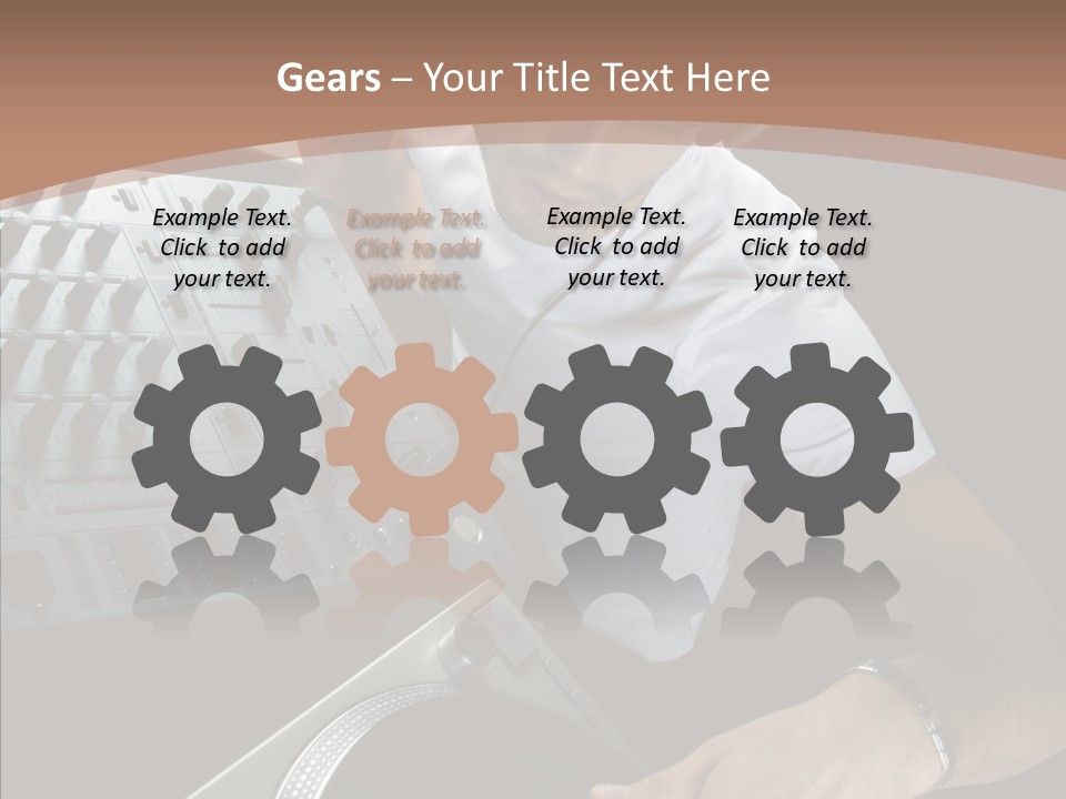 Studio Isolated Background PowerPoint Template