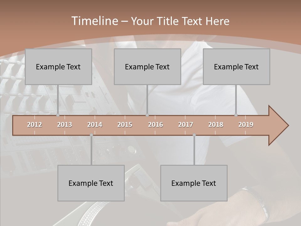 Studio Isolated Background PowerPoint Template