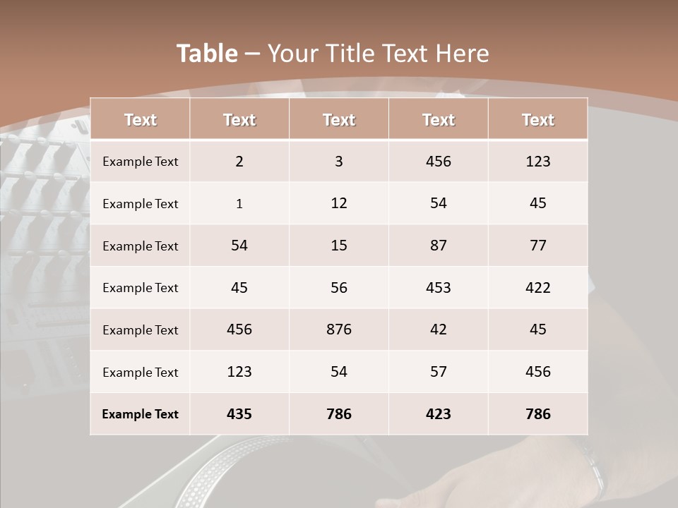 Studio Isolated Background PowerPoint Template