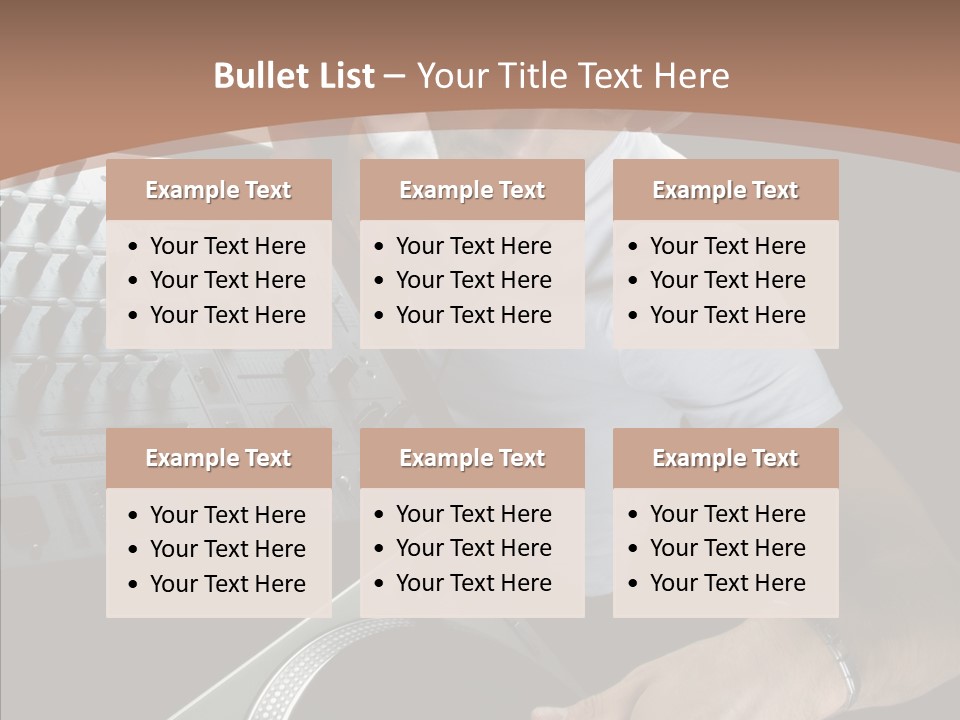 Studio Isolated Background PowerPoint Template