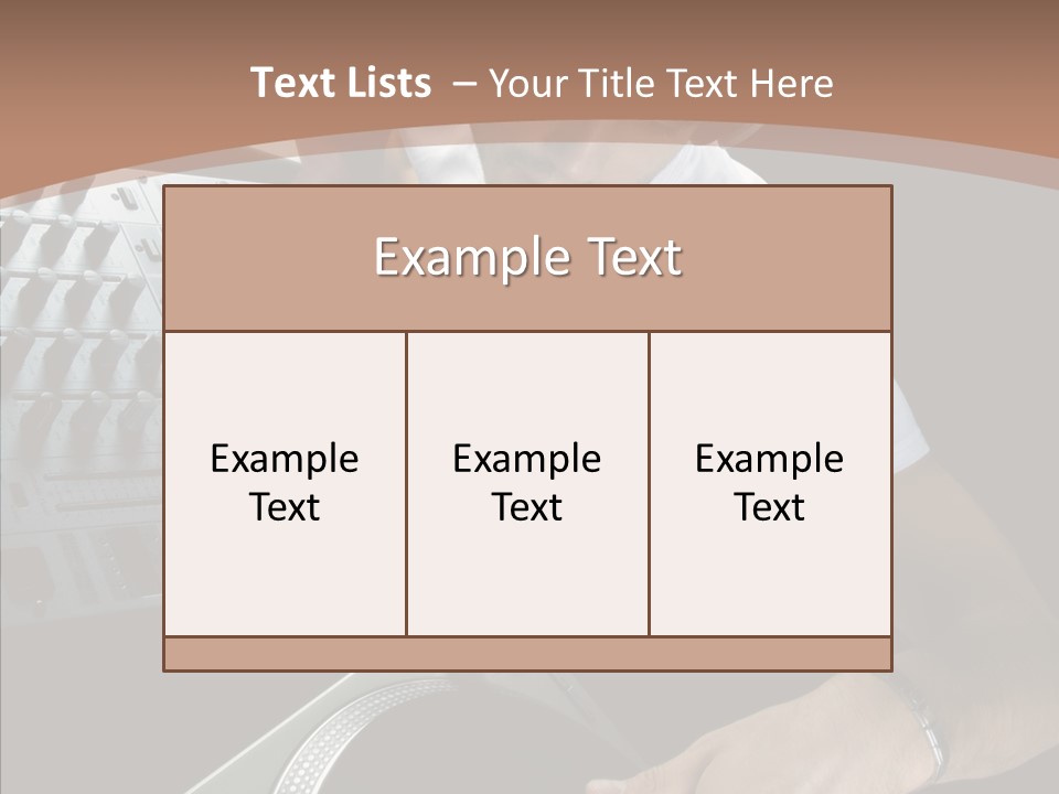 Studio Isolated Background PowerPoint Template