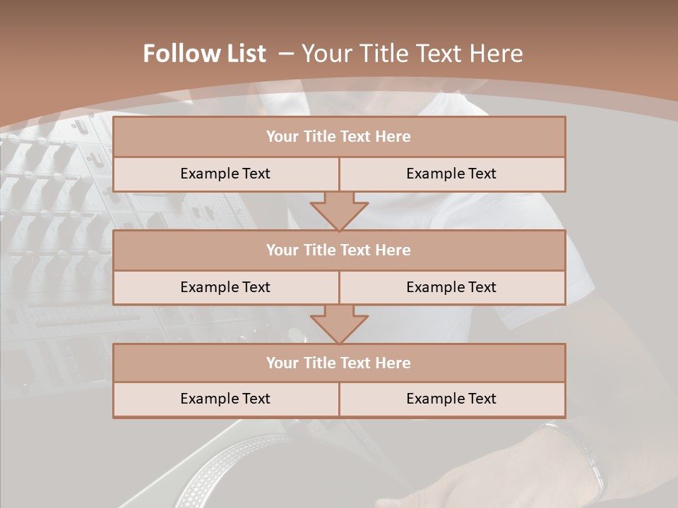 Studio Isolated Background PowerPoint Template