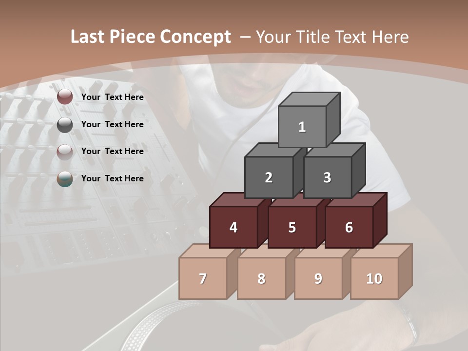 Studio Isolated Background PowerPoint Template