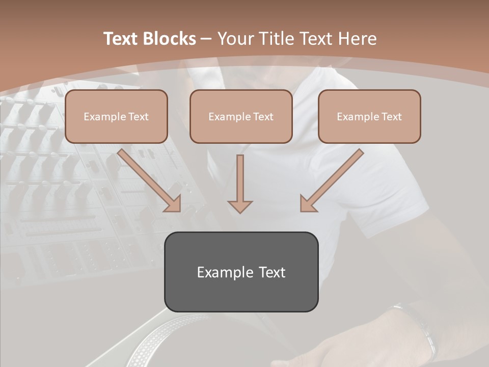Studio Isolated Background PowerPoint Template