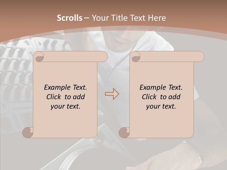 Studio Isolated Background PowerPoint Template