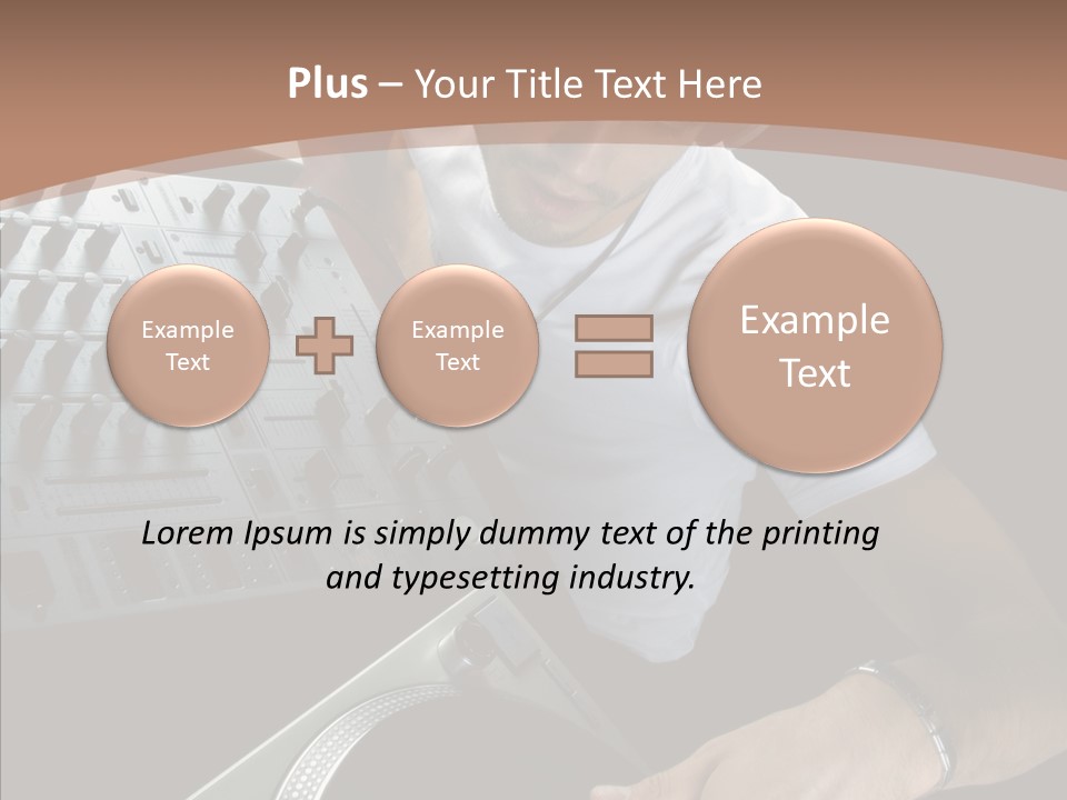 Studio Isolated Background PowerPoint Template