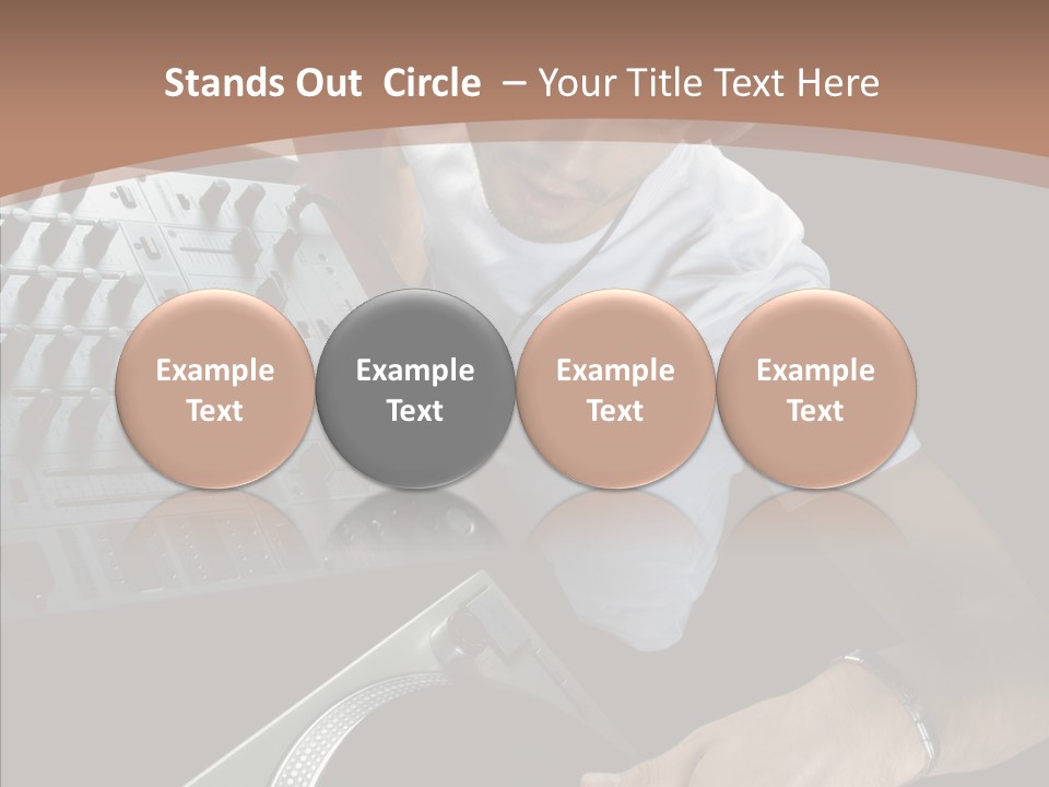 Studio Isolated Background PowerPoint Template