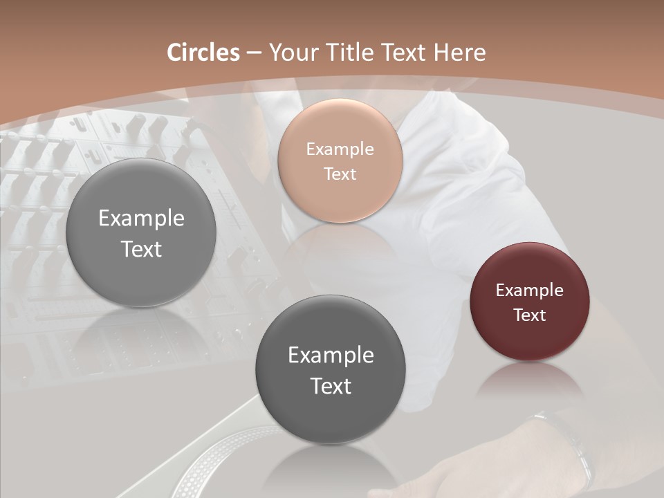 Studio Isolated Background PowerPoint Template