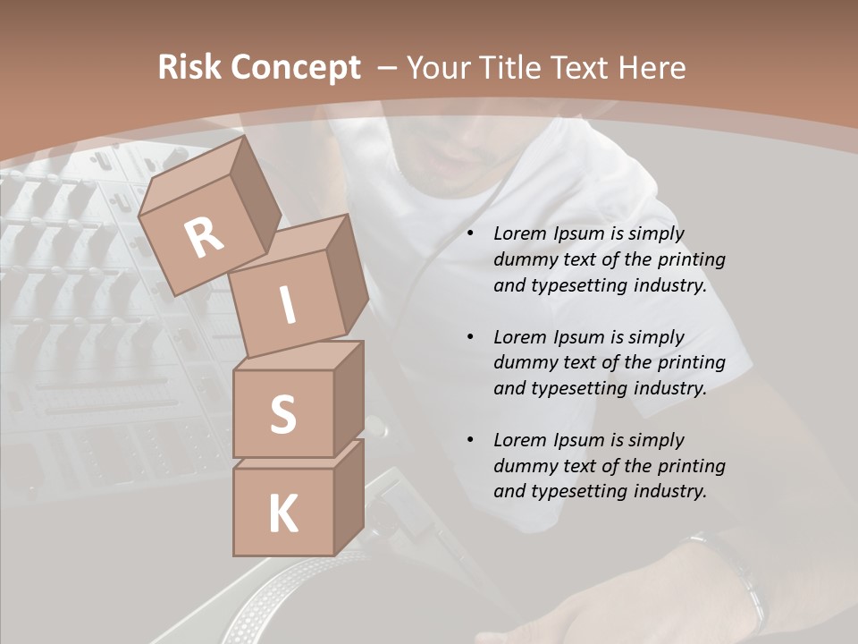 Studio Isolated Background PowerPoint Template