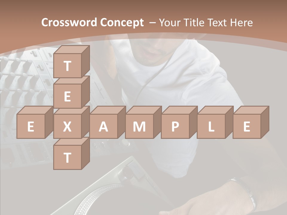 Studio Isolated Background PowerPoint Template