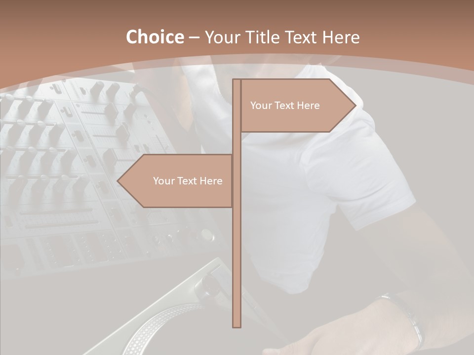 Studio Isolated Background PowerPoint Template