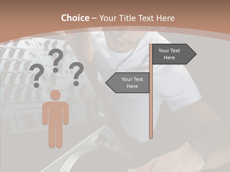 Studio Isolated Background PowerPoint Template