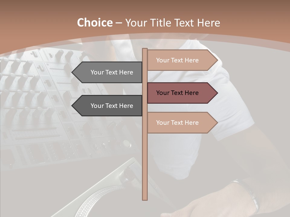 Studio Isolated Background PowerPoint Template