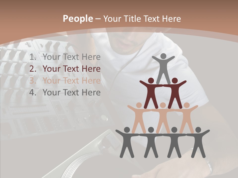 Studio Isolated Background PowerPoint Template