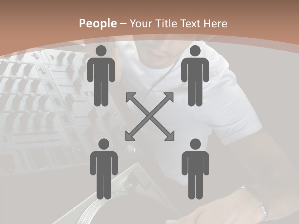 Studio Isolated Background PowerPoint Template