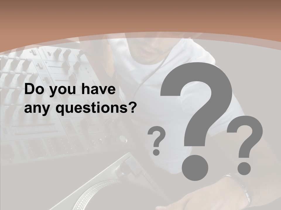 Studio Isolated Background PowerPoint Template