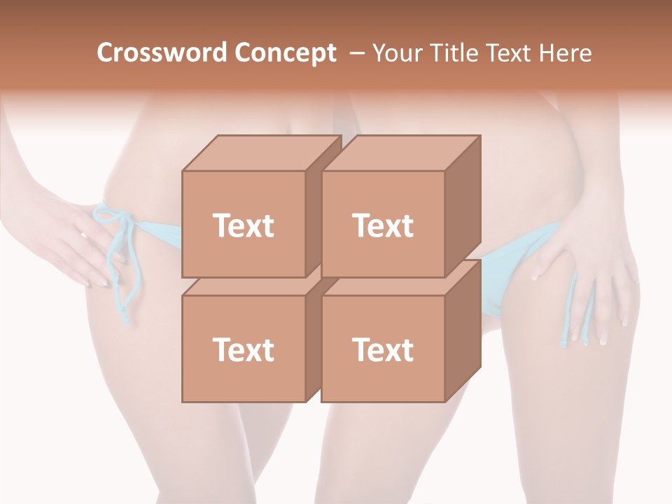 Leg Panties  PowerPoint Template