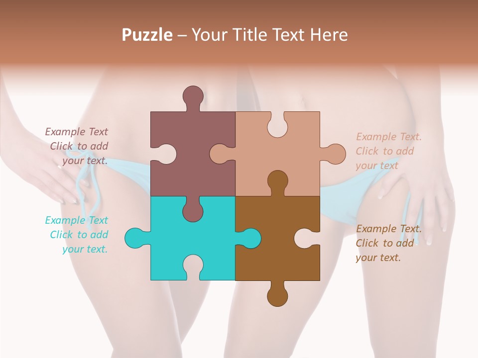 Leg Panties  PowerPoint Template