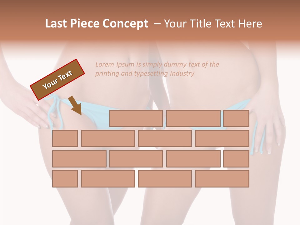 Leg Panties  PowerPoint Template