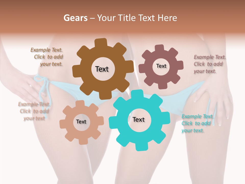 Leg Panties  PowerPoint Template
