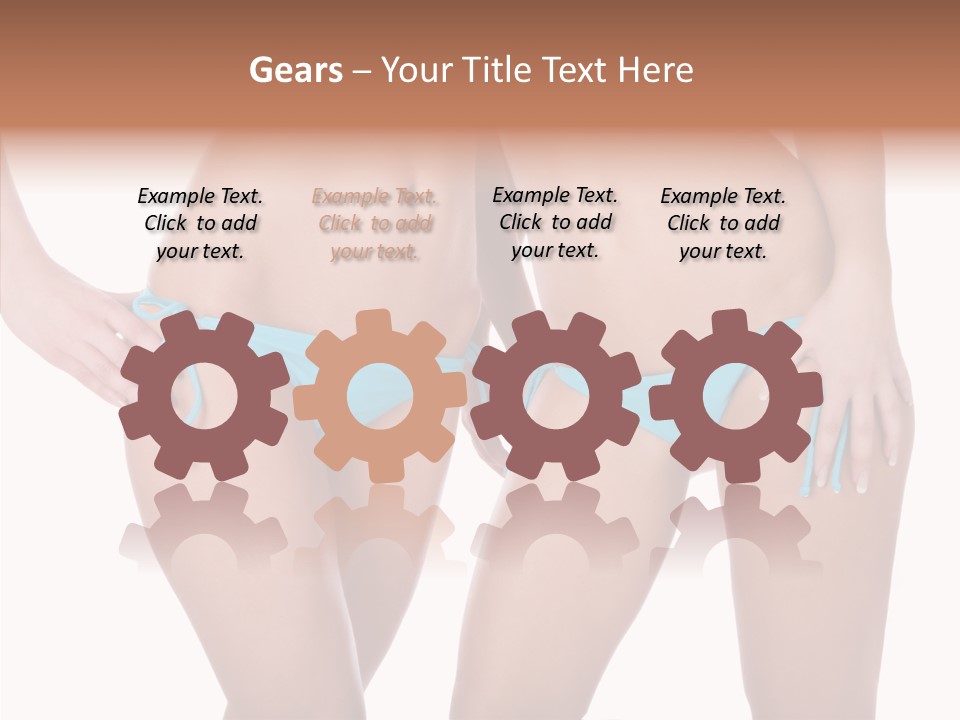 Leg Panties  PowerPoint Template