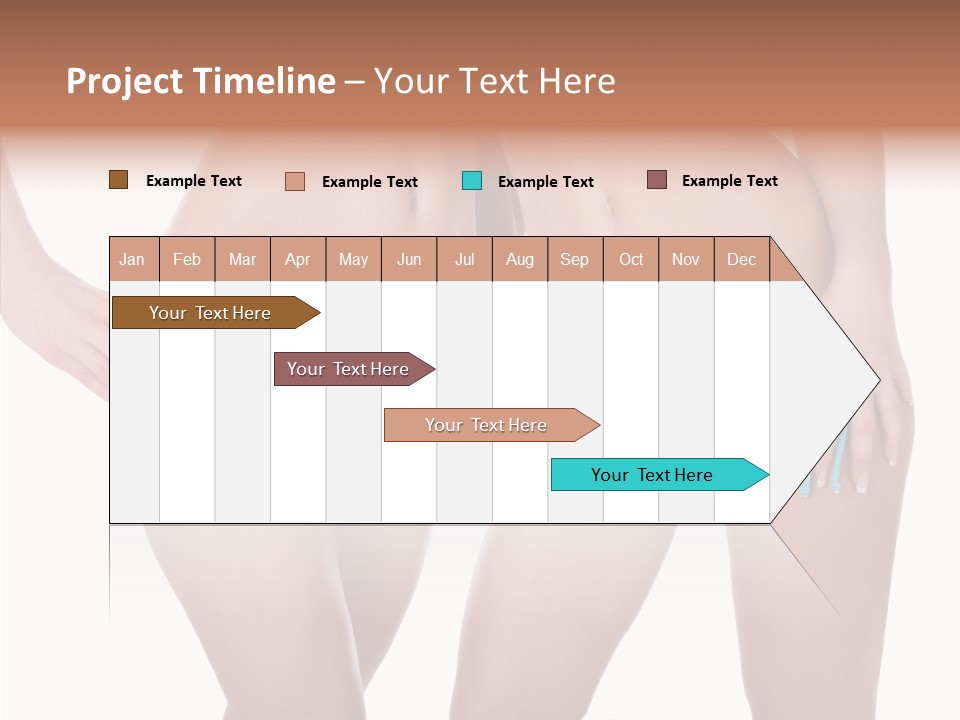 Leg Panties  PowerPoint Template