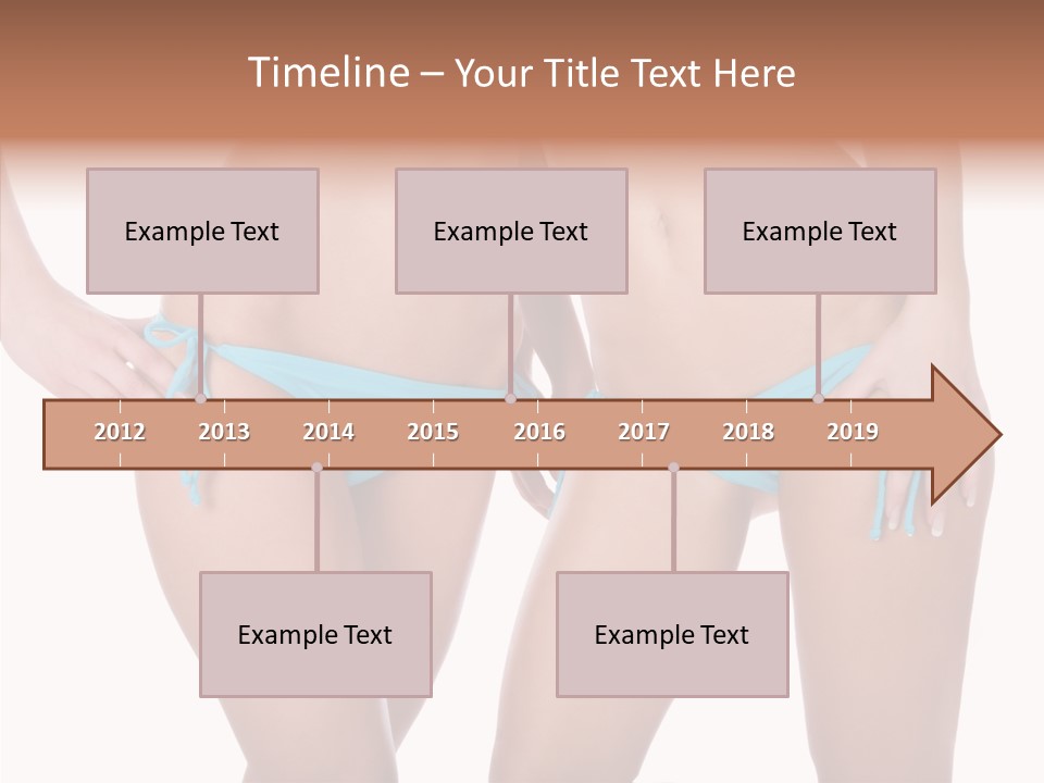 Leg Panties  PowerPoint Template