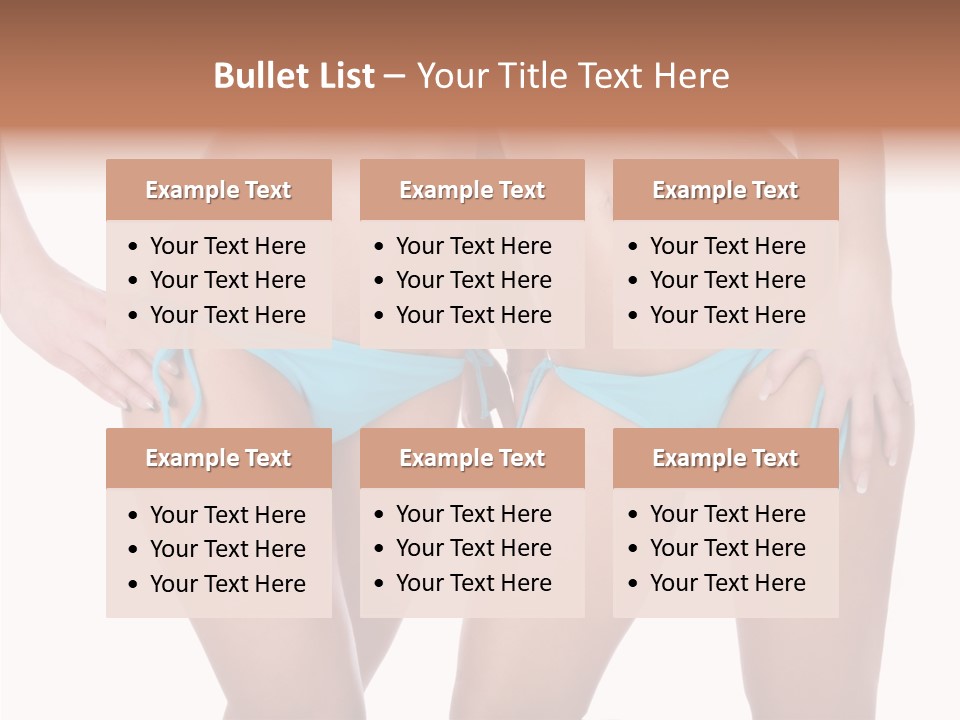 Leg Panties  PowerPoint Template