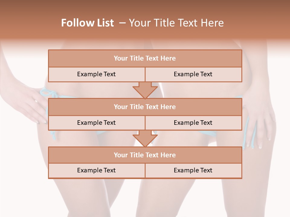 Leg Panties  PowerPoint Template