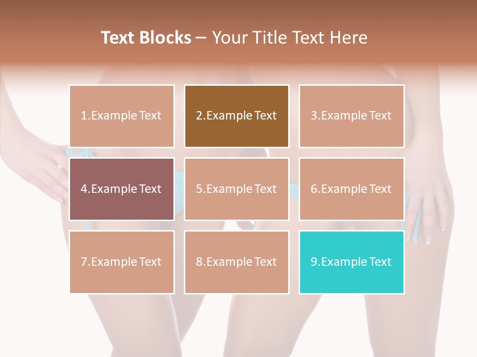 Leg Panties  PowerPoint Template