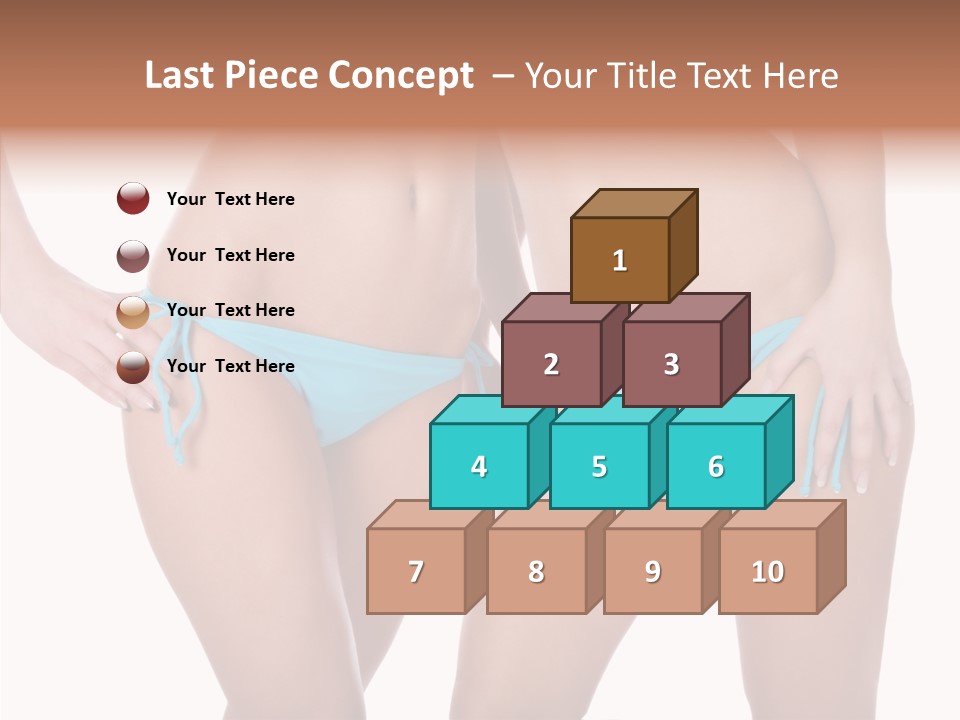 Leg Panties  PowerPoint Template