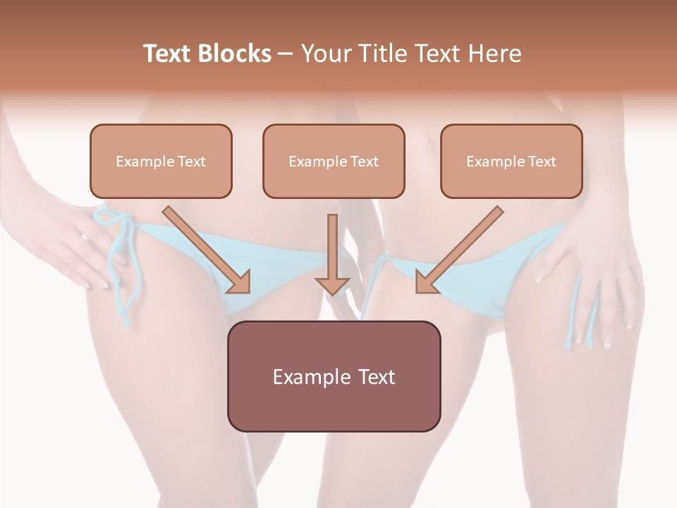 Leg Panties  PowerPoint Template