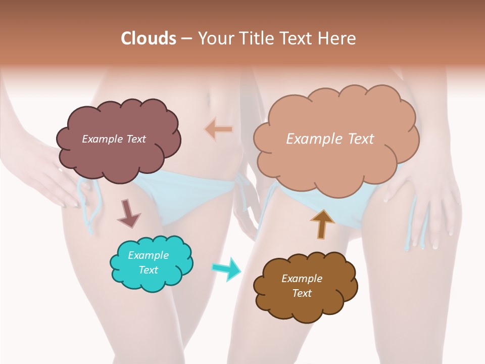 Leg Panties  PowerPoint Template