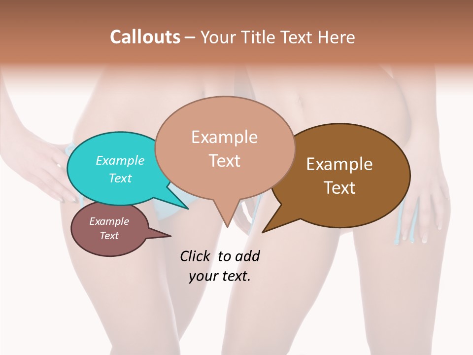 Leg Panties  PowerPoint Template