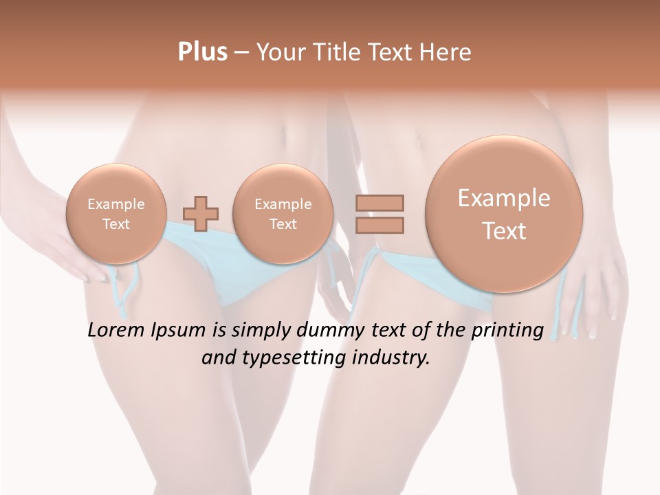 Leg Panties  PowerPoint Template