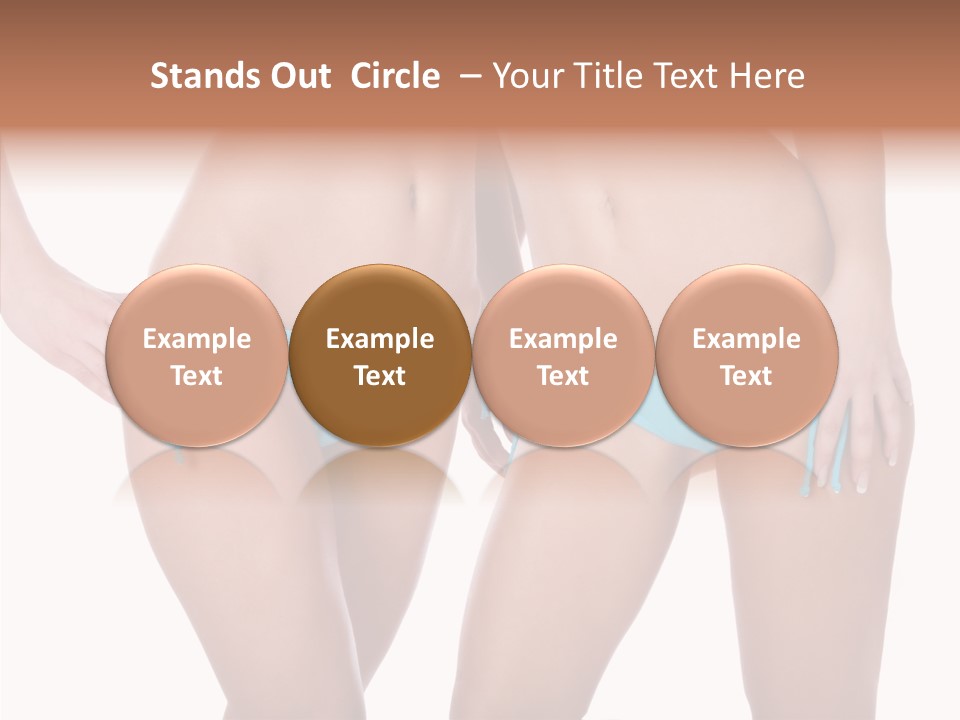 Leg Panties  PowerPoint Template