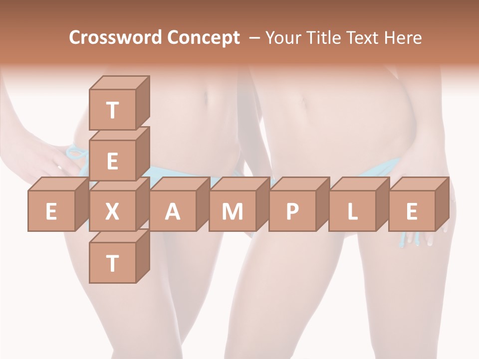Leg Panties  PowerPoint Template