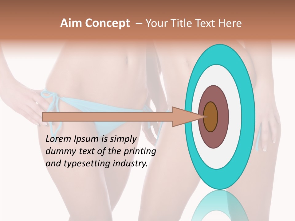 Leg Panties  PowerPoint Template