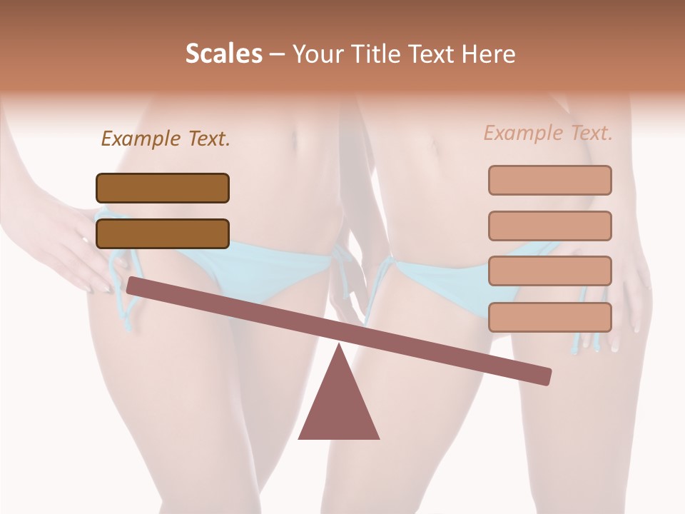 Leg Panties  PowerPoint Template