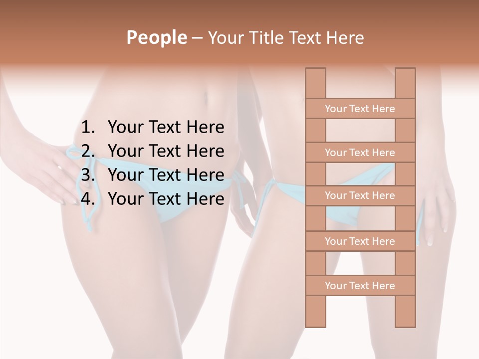 Leg Panties  PowerPoint Template
