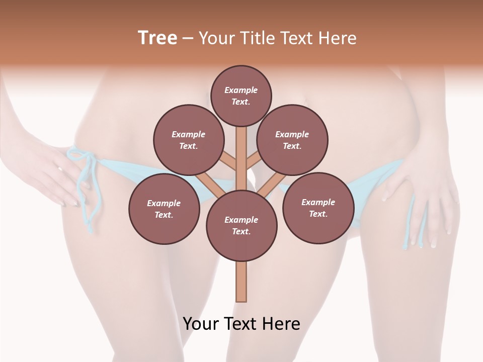 Leg Panties  PowerPoint Template